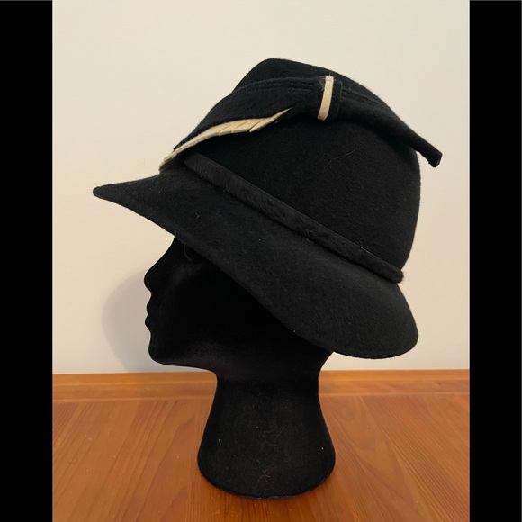 Vintage Lilly Daché Debs Fur Felt Fedora - Picture 4 of 6